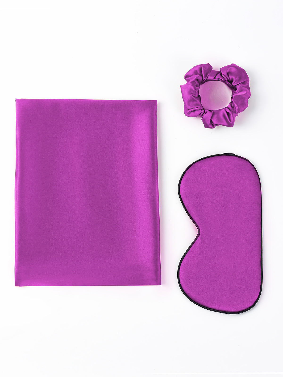 SilkSilky CA 19Momme Pure Silk Pillowcase Set Purple 003