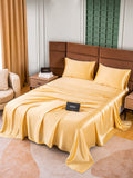 SilkSilky CA 25Momme Pure Silk Bedding Set Champagne 005