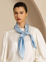 [Light Blue] SilkSilky-CA Scarf 002