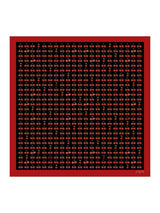 [Black Cherry] SilkSilky-CA Scarf 001