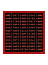 [Black Cherry] SilkSilky-CA Scarf 001