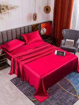 [Wine] SilkSilky-CA 19Momme Bedding Set 001