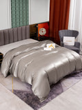 SilkSilky CA 25Momme Pure Silk Duvet Cover Gray 002