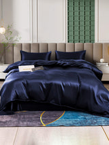 [Dark Blue] SilkSilky-CA 25Momme Bedding Set 001