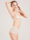 SilkSilky CA Silk Knitted Bra Beige 005