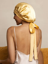 [Champagne] SilkSilky-CA Sleep Cap 004