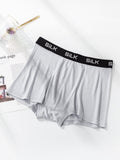 SilkSilky CA Silk Knitted Mens Underwear Gray 003