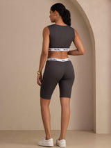 [Gray] SilkSilky-CA Womens Shorts 002