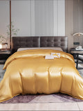 SilkSilky CA 22Momme Pure Silk Duvet Cover Champagne 001