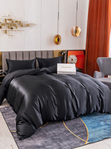 [Black] SilkSilky-CA 19Momme Bedding Set 001
