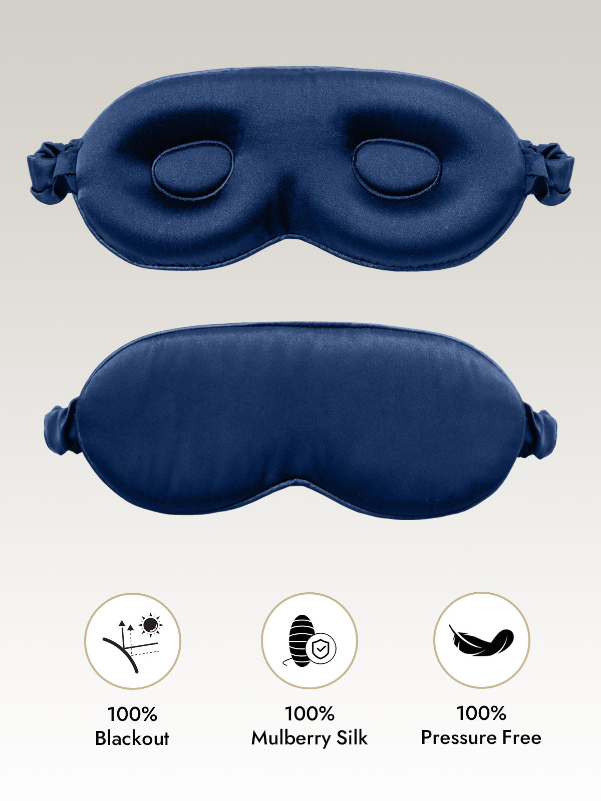 [Dark Blue] SilkSilky-CA Eye Mask 001