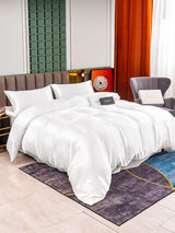 [White] SilkSilky-CA 25Momme Bedding Set 003