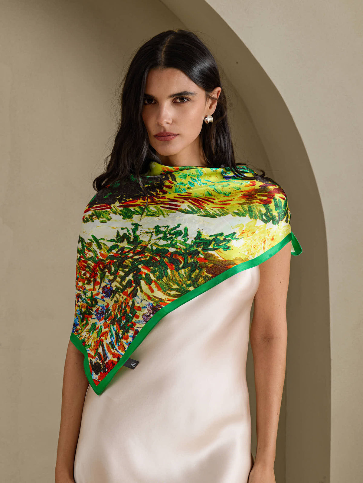 [P072] SilkSilky-CA Scarf 001