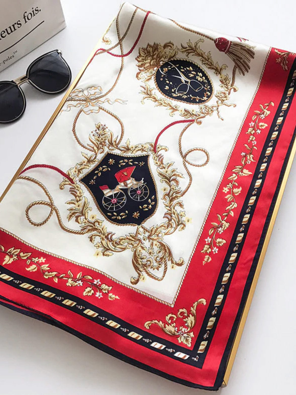 [P001] SilkSilky-CA Pure Silk Scarf 005,