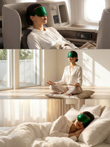 [Dark Green] SilkSilky-CA 22Momme Eye Mask 008
