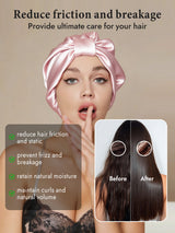 [Pink] SilkSilky-CA Sleep Cap 003