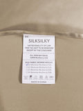 SilkSilky CA 19Momme Pure Silk Sheet Khaki 005