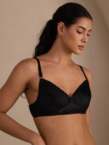 [Black] SilkSilky-CA Bra 003