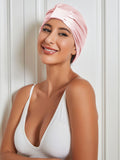 SilkSilky CA Pure Silk Sleep Cap LightPink 001