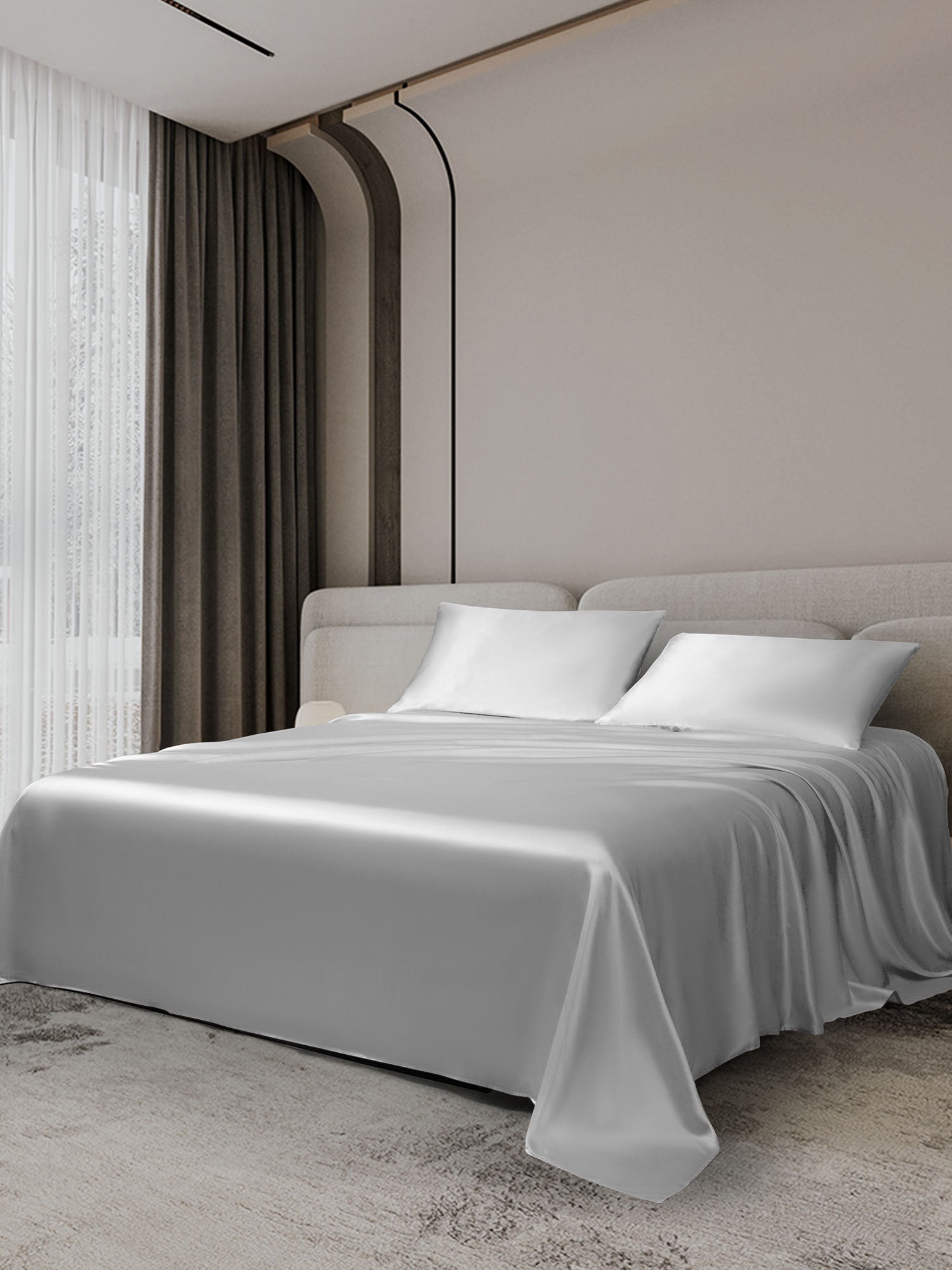 [Silver] SilkSilky-CA 25Momme Bedding Set 002