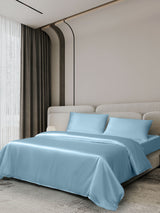 [Light Blue] SilkSilky-CA 19Momme Bedding Set 001