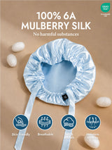 [Light Blue] SilkSilky-CA Sleep Cap 002