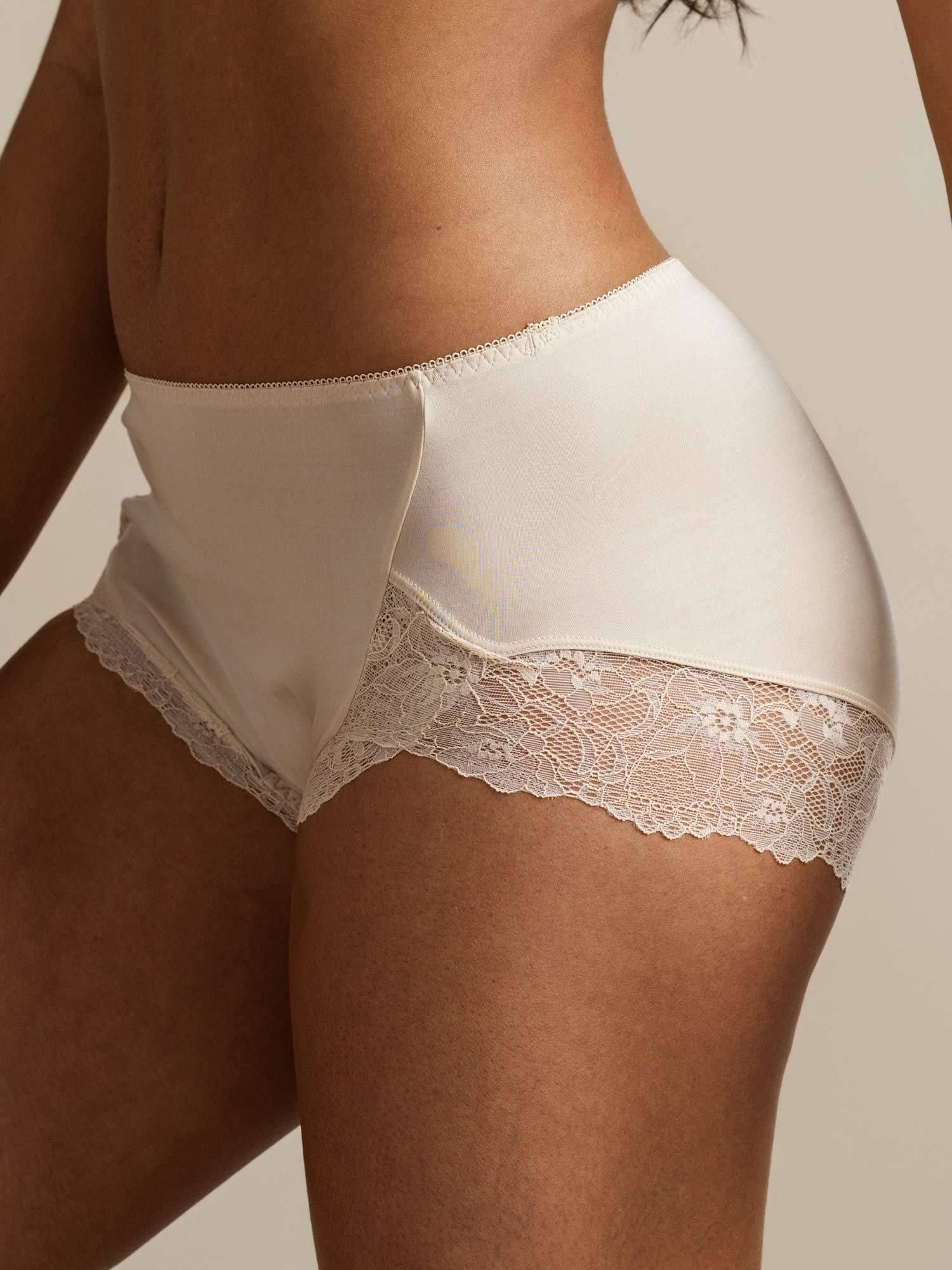 [Beige] SilkSilky-CA Pure Silk Panty 003,