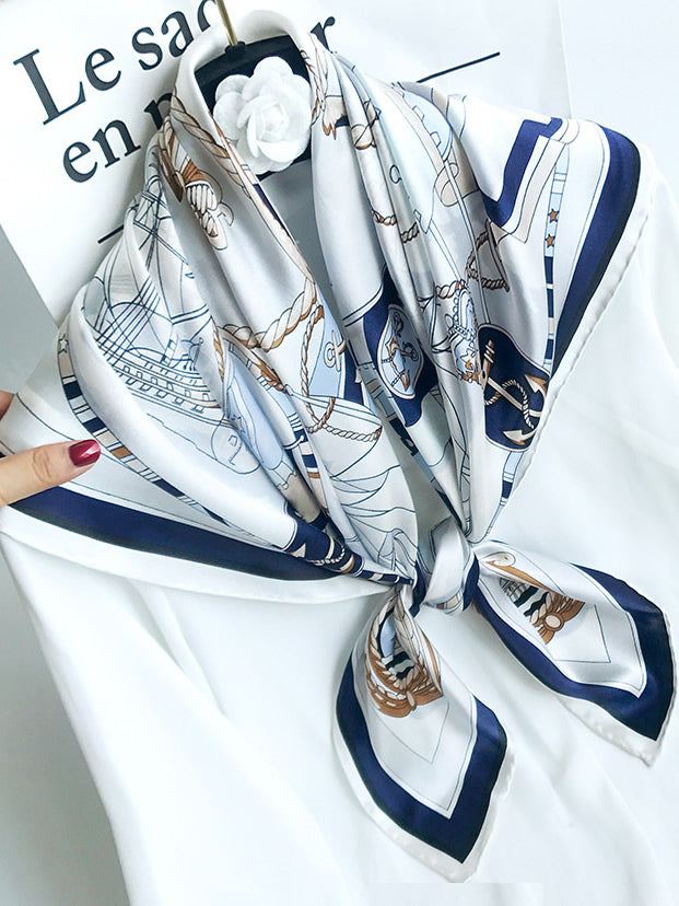 [P007] SilkSilky-CA Pure Silk Scarf 001,