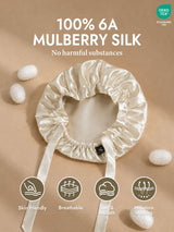 [Beige] SilkSilky-CA Sleep Cap 002