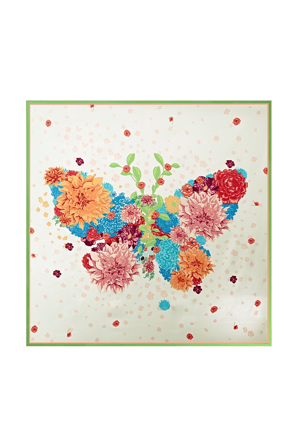 [Multi] SilkSilky-CA Pure Silk Scarf 004