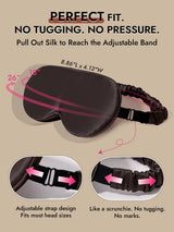 [Dark Gray] SilkSilky-CA 22Momme Eye Mask 004