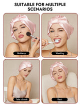 [Pink] SilkSilky-CA Sleep Cap 006