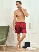 [Wine] SilkSilky-CA Mens Sleep Bottoms 005