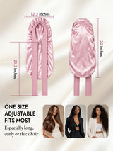 [Pink] SilkSilky-CA Sleep Cap 004