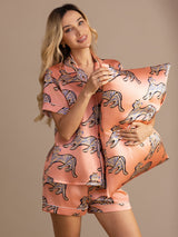 [Pink Cat] SilkSilky-CA Pillowcase 003