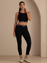 [Black] SilkSilky-CA Womens Pants 006