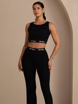 [Black] SilkSilky-CA Womens Pants 004