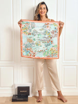 [P064] SilkSilky-CA Pure Silk Scarf 002