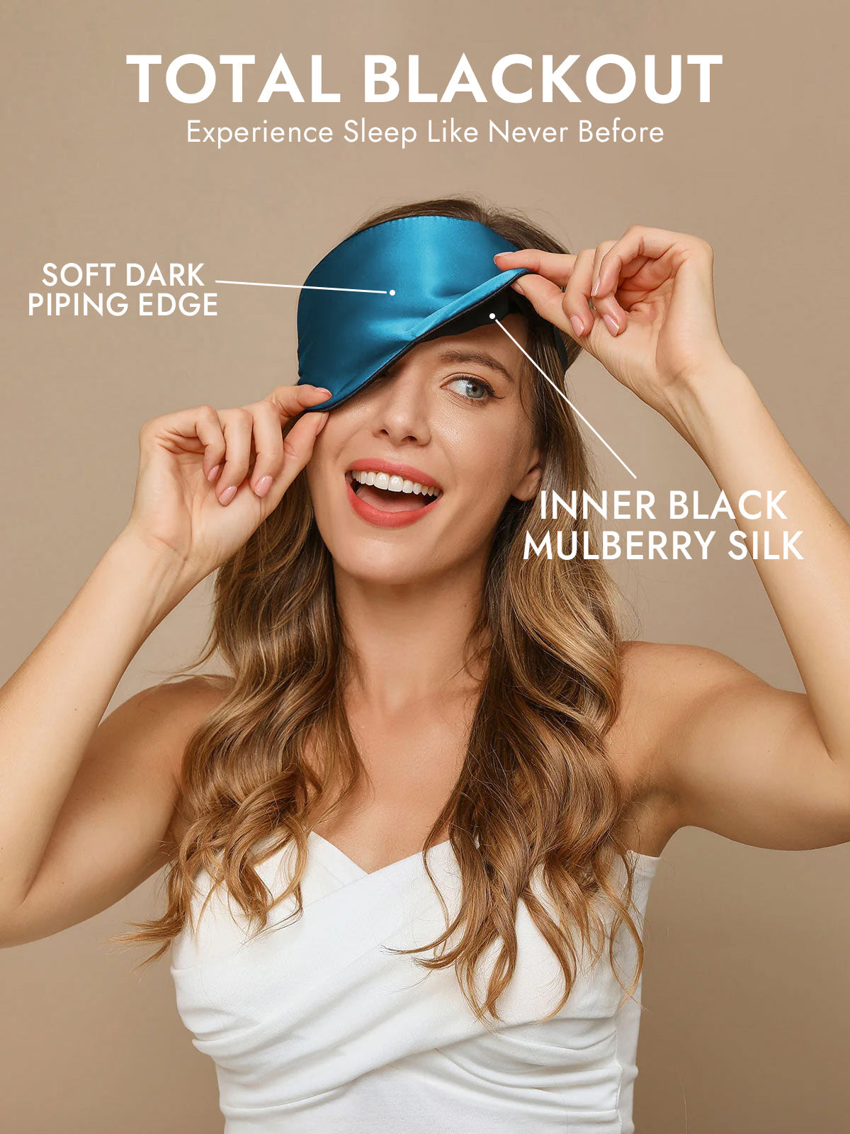 [Teal] SilkSilky-CA 19Momme Pure Silk Eye Mask 002