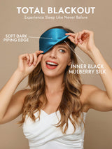 [Teal] SilkSilky-CA Eye Mask 002