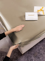[Khaki] SilkSilky-CA 19Momme Bedding Set 003