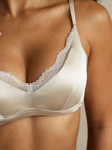 [Champagne] SilkSilky-CA Bra 004