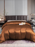 SilkSilky CA 22Momme Pure Silk Duvet Cover Coffee 001