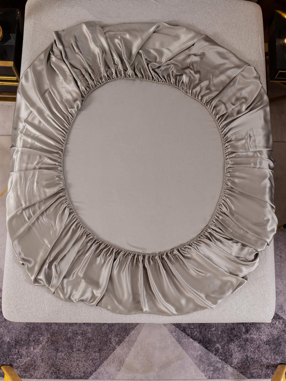 [Gray] SilkSilky-CA 25Momme Pure Silk Sheet 003
