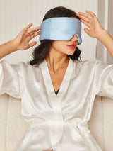 [Light Blue] SilkSilky-CA Eye Mask 002