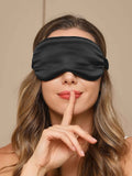 SilkSilky-CA 19Momme Pure Silk Eye Mask Black 004