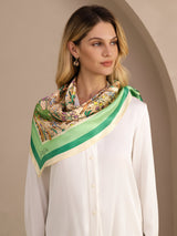 [Sand Crocodile] SilkSilky-CA Scarf 002