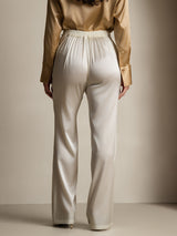[White] SilkSilky-CA Women's Pants 005