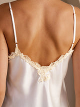 [Pink] SilkSilky-CA Spaghetti Strap V Neck Camisole 005