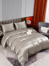 [Gray] SilkSilky-CA 22Momme Bedding Set 002